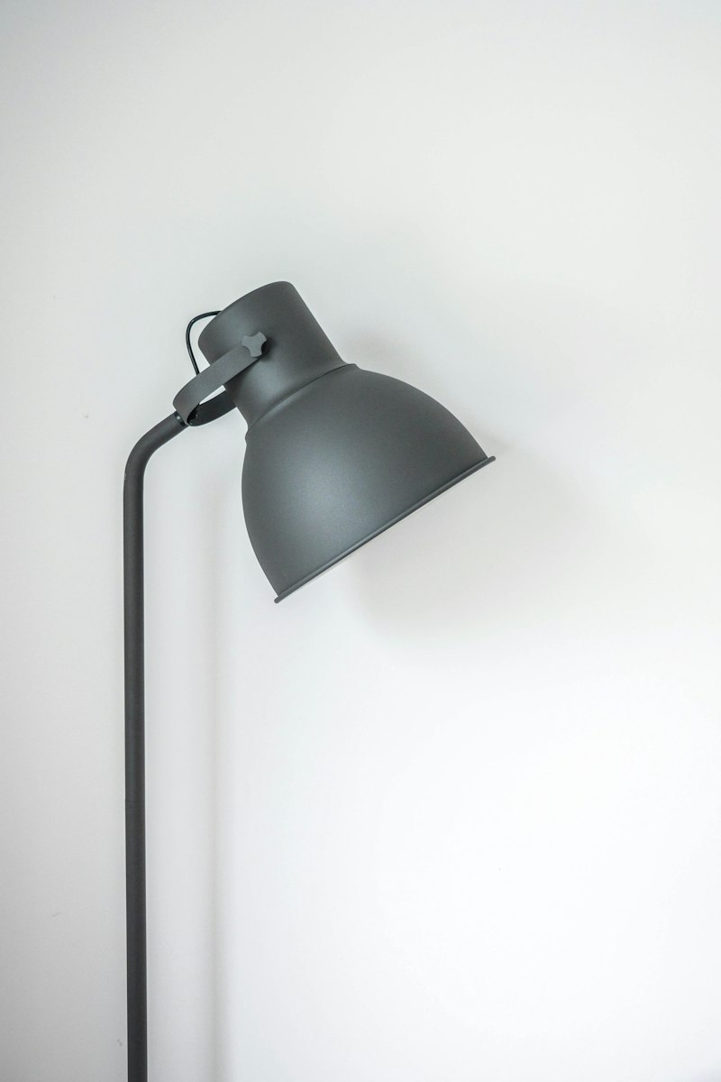 Geometric Brass Arc Floor Lamp